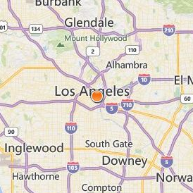 Southern California Institute of Architecture Location Map - City View