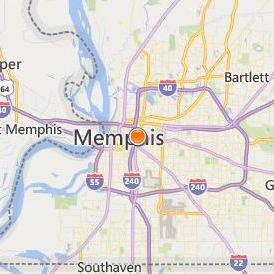 Southern College of Optometry Location Map - City View