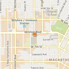 Southwestern Law School Location Map - Street View