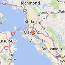 Starr King School for Ministry Location Map - City View