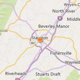 Staunton School of Cosmetology Location Map - City View