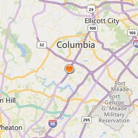 Maryland University of Integrative Health Location Map - City View