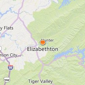 Tennessee Technology Center at Elizabethton Location Map - City View