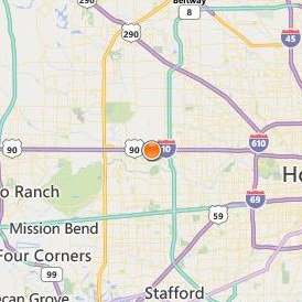 Texas Health School Location Map - City View