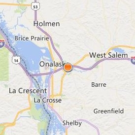 The Salon Professional Academy Onalaska Location Map - City View