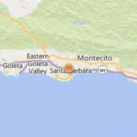 The Santa Barbara and Ventura Colleges of Law Santa Barbara Location Map - City View