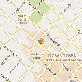 The Santa Barbara and Ventura Colleges of Law Santa Barbara Location Map - Street View