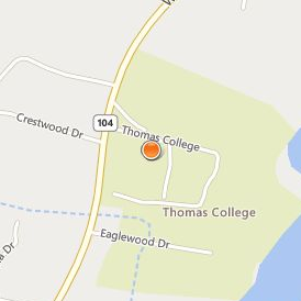 Thomas College Location Map - Street View
