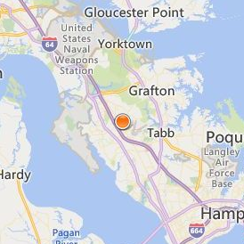 Centura College Newport News Location Map - City View