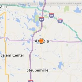 Trine University Regional Non Traditional es Location Map - City View