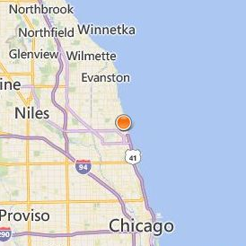 Tricoci University of Beauty Culture Chicago Sheridan Location Map - City View