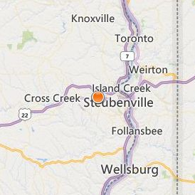 Trinity Health System School of Nursing Location Map - City View