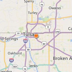 Tulsa Welding School Tulsa Location Map - City View