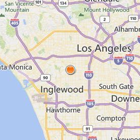Universal College of Beauty Los Angeles 2 Location Map - City View