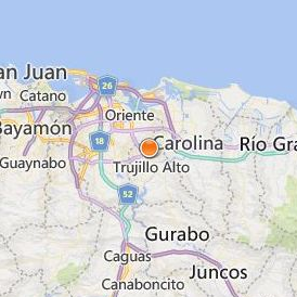 Universidad Teologica del Caribe Location Map - City View