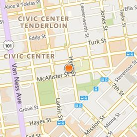 University of California Hastings College of Law Location Map - Street View