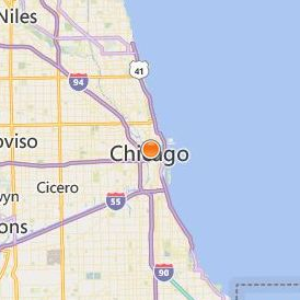 University of Phoenix Chicago Location Map - City View