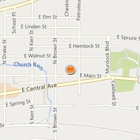 University of Pittsburgh Titusville Location Map - Street View