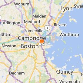 Urban College of Boston Location Map - City View