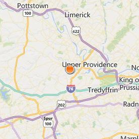 Valley Forge Christian College Location Map - City View