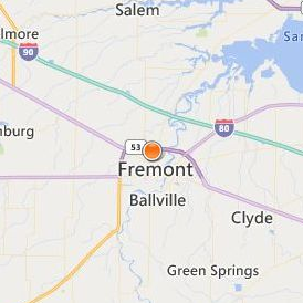 Vanguard Sentinel Adult Career and Technology Center Location Map - City View