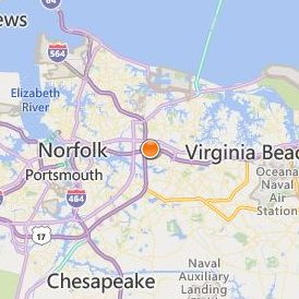 Fortis College Norfolk Location Map - City View