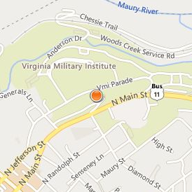 Virginia Military Institute Location Map - Street View