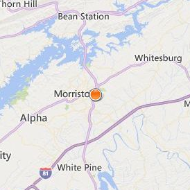 Walters State Community College Location Map - City View
