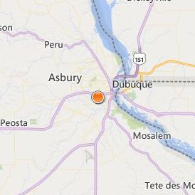Wartburg Theological Seminary Location Map - City View