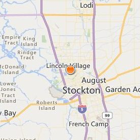 Carrington College California Stockton Location Map - City View