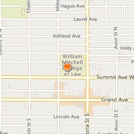 William Mitchell College of Law Location Map - Street View
