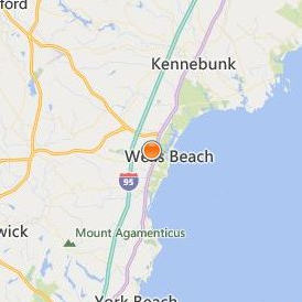 York County Community College Location Map - City View