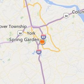 York County School of Technology Adult & Continuing Education Location Map - City View