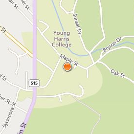 Young Harris College Location Map - Street View
