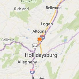 YTI Career Institute Altoona Location Map - City View