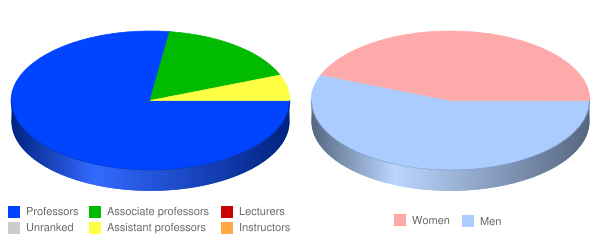Amberton University Faculty Demographics Chart