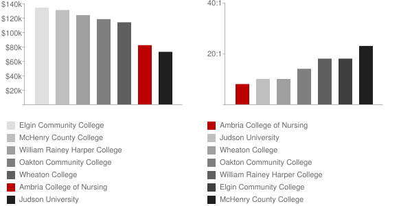 Ambria College of Nursing Faculty Compensation and Workload Chart