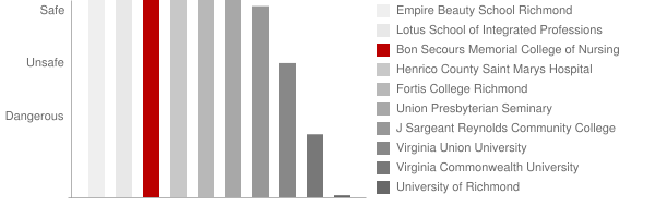 Bon Secours Memorial College of Nursing Safety Chart