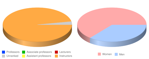 Bryant & Stratton College Buffalo Faculty Demographics Chart