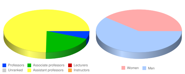 Bryn Athyn College of the New Church Faculty Demographics Chart