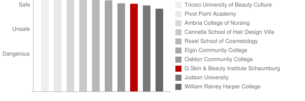 Hair Professionals Academy of Cosmetology Safety Chart