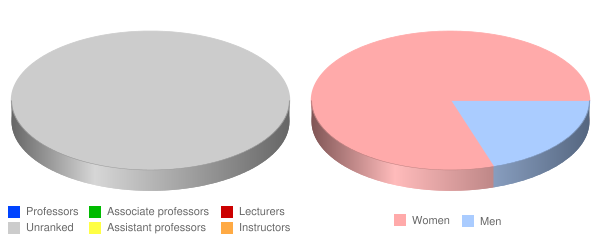 Huntington Junior College Faculty Demographics Chart