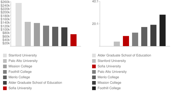 Sofia University Faculty Compensation and Workload Chart