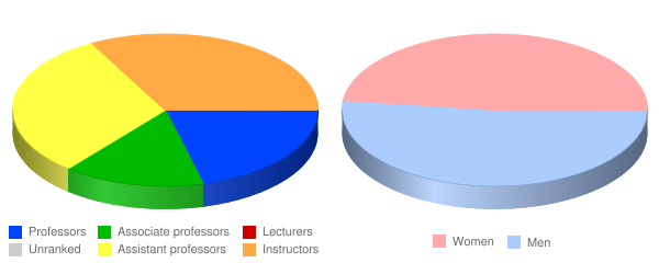 Kauai Community College Faculty Demographics Chart