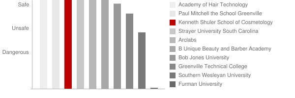 Kenneth Shuler School of Cosmetology Greenville Safety Chart