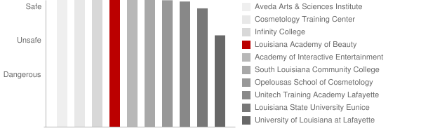 Louisiana Academy of Beauty Safety Chart