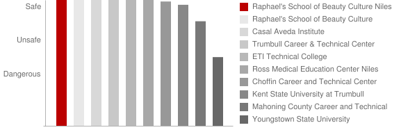 Raphael's School of Beauty Culture Niles Safety Chart