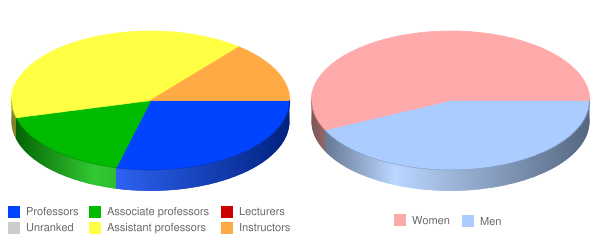 Richard Bland College of the College of William and Mary Faculty Demographics Chart