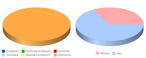 SAE Institute of Technology Nashville Faculty Demographics Chart