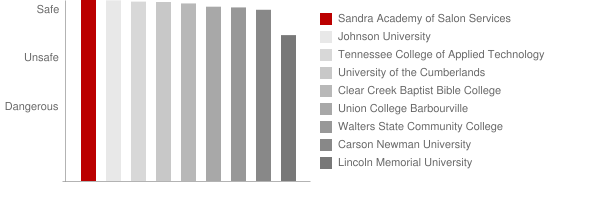 Sandra Academy of Salon Services Safety Chart